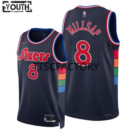 Maillot Basket Philadelphia 76ers Paul Millsap 8 Nike 2021-2022 City Editon Swingman - Enfant